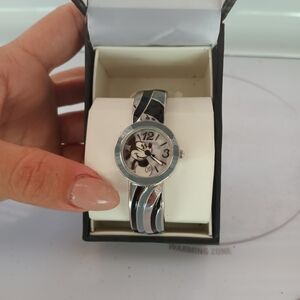 Disney Silver and Black Women's Watch